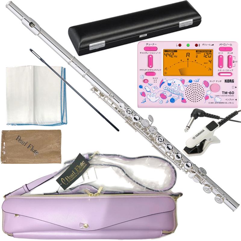 Pearl Flute PF-505 フルート 本体 Eメカニズム付 ケース付き Pearl Flute PF-505E フルート Eメカニズム 銀メッキ C管 管楽器