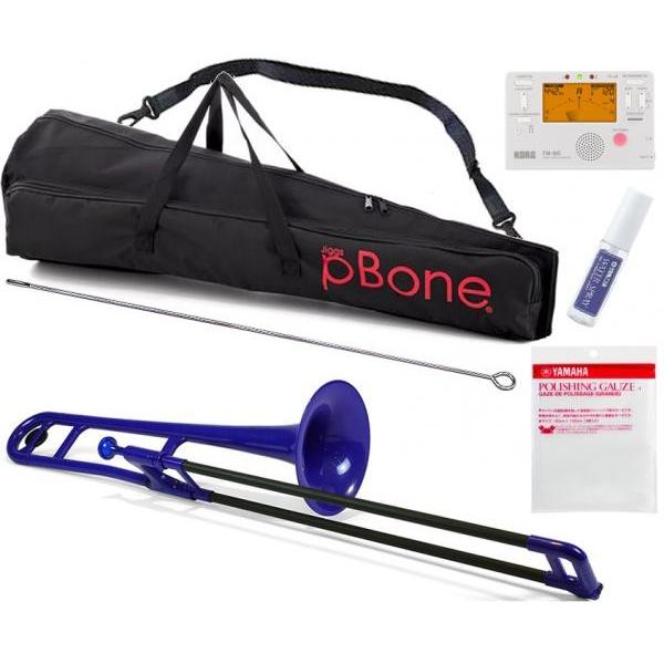 PINSTRUMENTS PBONE1B トロンボーン ブルー Pボーン 細管 プラスチック
