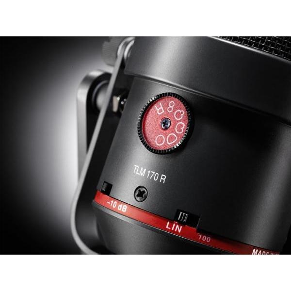 NEUMANN(ノイマン) TLM170 R mt ◆ ブラック 指向性5段階切替  【国内正規品 3年保証】コンデンサーマイクの画像