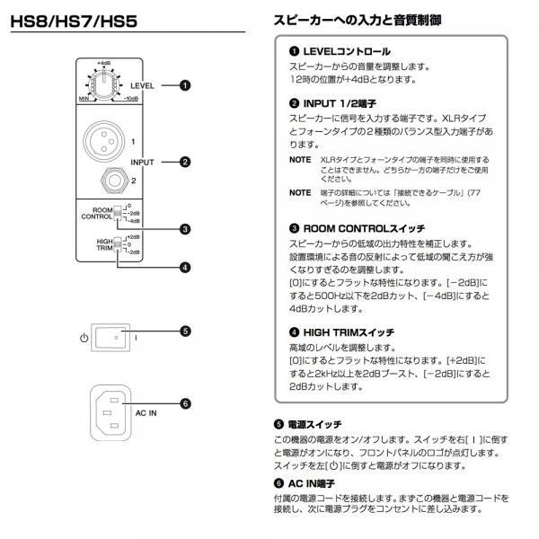 YAMAHA(ヤマハ) HS7IW  ホワイト（1本）◆ 壁や天井への取り付け対応モデル モニタースピーカー  ( パワード )｜watanabegakki｜04