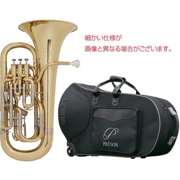 PRESON(プレソン) PR-3300GL ラッカー トリガー搭載 ユーフォニアム ゴールド 4ピストン コンペ付き PR3300GL　以下対応不可 北海道 沖縄 離島 代引き_2