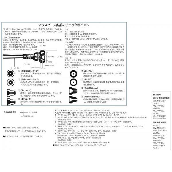 Vincent Bach コマーシャル 7S トランペット マウスピース SP 銀メッキ 金管楽器 commercial Trumpet mouthpiece　北海道 沖縄 離島 同梱不可｜watanabegakki｜03