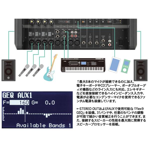 YAMAHA YAMAHA(ヤマハ) スピーカー4台 EMX4SPライブセット710B YAMAHA YAMAHA(ヤマハ) スピーカー4台 EMX4SPライブセット710B