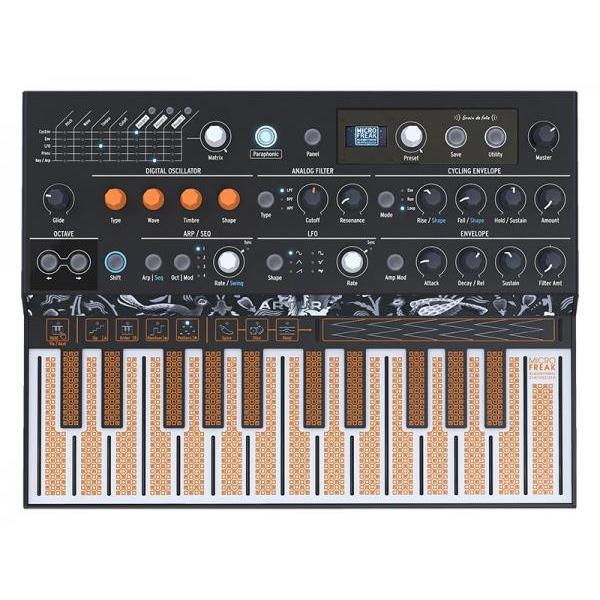Arturia(アートリア) MICROFREAK ハイブリッドシンセサイザー デジタル・オシレーター アナログ・フィルター DTM DAW