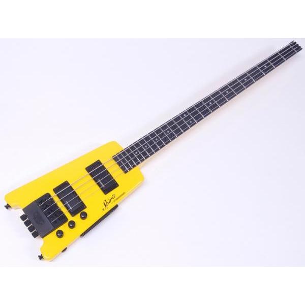 STEINBERGER(スタインバーガー) Spirit XT-2 Hot Rod Yellow  ヘッドレスベース イエロー【ピック20枚セットプレゼント 】｜watanabegakki