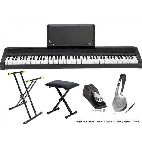 KORG(コルグ) B2N 簡易練習セット 電子ピアノ デジタルピアノ 88鍵盤