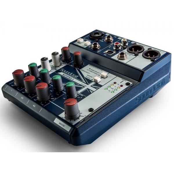 SOUND CRAFT Notepad 5 ◇ 5ch小型ミキサー PCとUSB接続でオーディオ