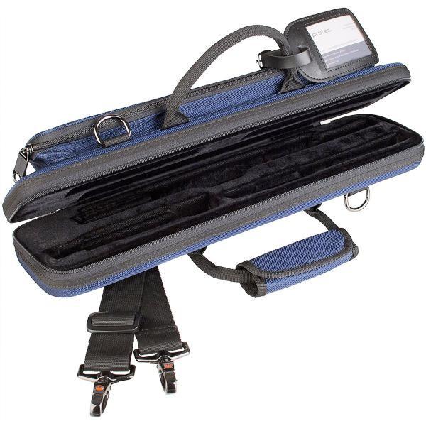 PROTEC PB-308 BX フルート ケース ネイビー ブルー C管 H管 セミハードケース ショルダー 管楽器 flute PRO PAC case PB308BX NAVY　北海道 沖縄 離島不可_2