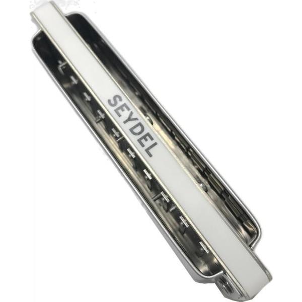 F調 1847 Silver ステンレスリード ブルースハーモニカ ホワイト樹脂ボディ 10穴 楽器 16301F ハーモニカ 1847シルバー 　北海道 沖縄 【Next stage】 離島不可