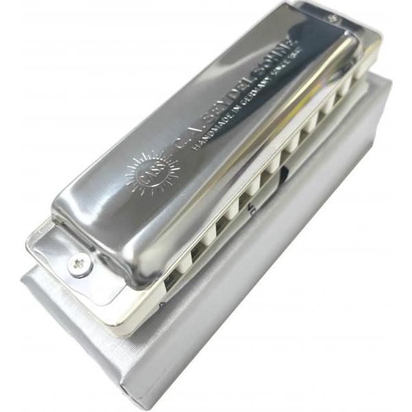 F調 1847 Silver ステンレスリード ブルースハーモニカ ホワイト樹脂ボディ 10穴 楽器 16301F ハーモニカ 1847シルバー 　北海道 沖縄 【Next stage】 離島不可