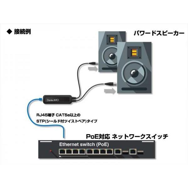 Audinate(オーディネイト) Dante AVIOアダプター アナログ出力2ch