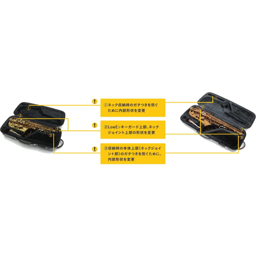 GL CASES(GLケース) GLK アルトサックス ケース グレー リュック