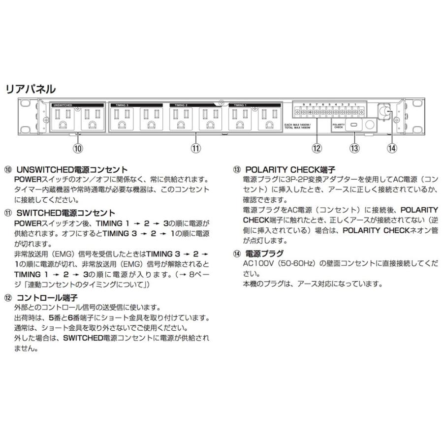 AV-P2803 ◆ 電源・パワーディストリビューター/コンディショナー【5月30日時点、在庫あり 】 【角度付き】