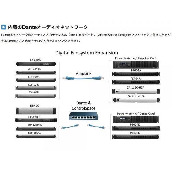 BOSE（ボーズ） POWERShare PS404D ◇ Dante対応モデル パワーシェア
