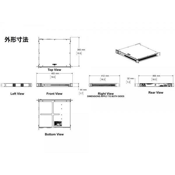 BOSE（ボーズ） POWERShare PS404D ◇ Dante対応モデル パワーシェア