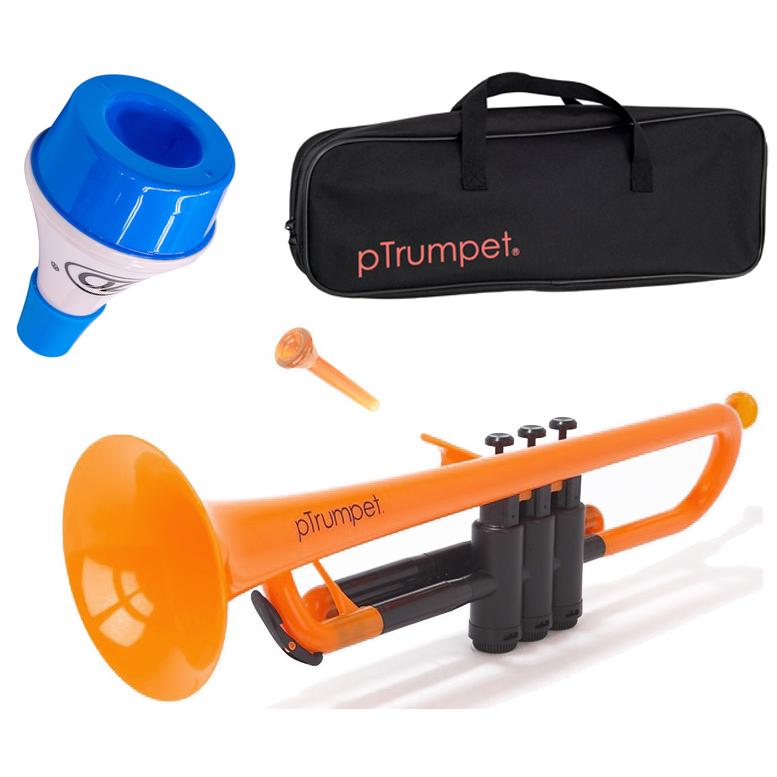 pTrumpet オレンジ トランペット 本体 PINSTRUMENTS pTrumpet オレンジ Pトランペット プラスチック製