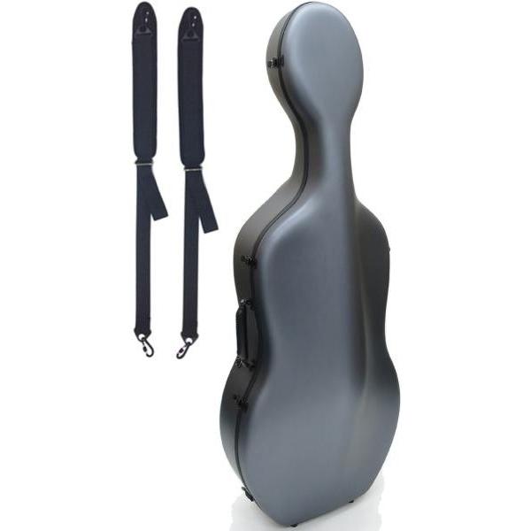 Carbon Mac CFC-2S サテン シルバー S-SLV チェロケース 4/4 ハード