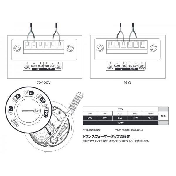 BOSE(ボーズ) FS2CB ( ペア / 2本入 )  天井埋込型スピーカー 黒 ブラック FS series FS2｜watanabegakki｜03