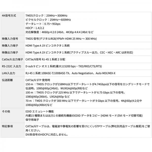 IMAGENICS(イメージニクス) HCE-102TX ◆ HDMI 入力 CAT5e/6 出力 2 分配送信器【4月24日時点、在庫あり 】｜watanabegakki｜04