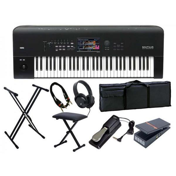 KORG - (コルグ) NAUTILUS-61 ライブ仕掛ける 1・［ワークステーションシンセサイザー］ シンセサイザー-鍵盤楽器、ピアノ-楽器、器材