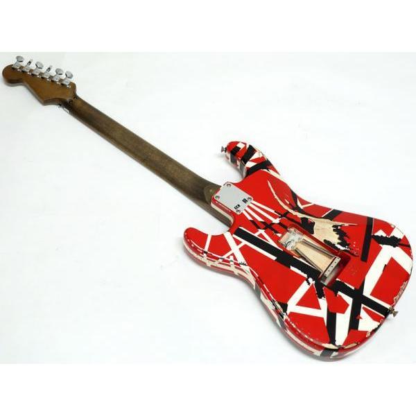 EVH(イーブイエイチ) Striped Series Frankie Red with Black Stripes