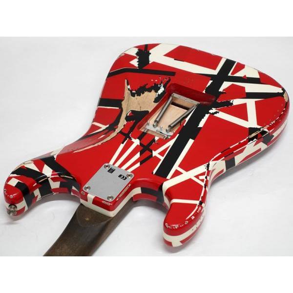 EVH(イーブイエイチ) Striped Series Frankie Red with Black Stripes