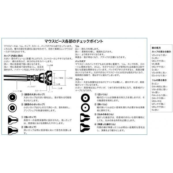 Vincent Bach 6-1/2A 太管 マウスピース リム インナー 金メッキ Rim