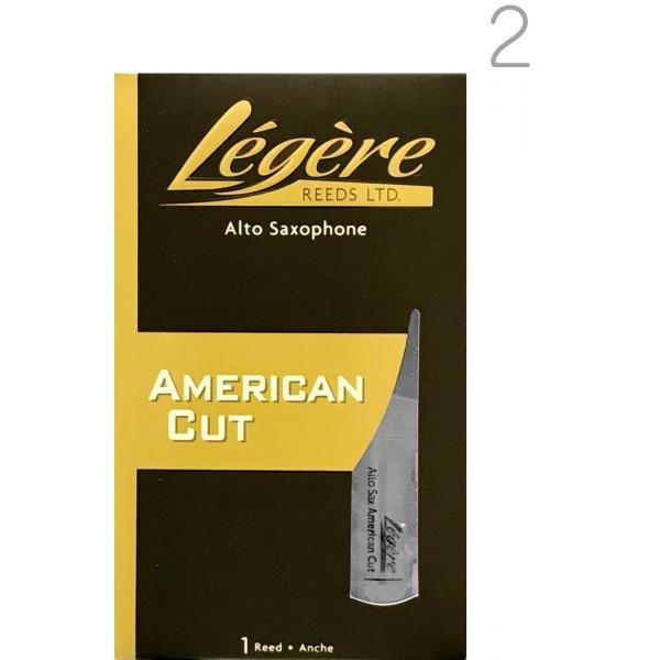 Legere 2番 アルトサックス リード アメリカンカット 交換チケット 樹脂 プラスチック E♭ Alto Saxophone American Cut reeds 2.0　北海道 沖縄 離島不可｜watanabegakki