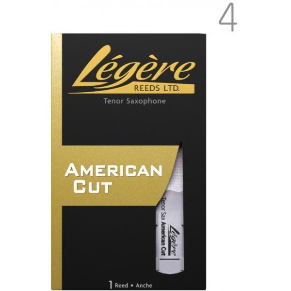 Legere(レジェール) 4番 テナーサックス リード アメリカンカット 交換チケット 樹脂 プラスチック B♭ Tenor Saxophone American Cut reeds 4.0｜watanabegakki