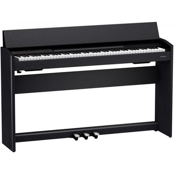 Roland(ローランド) 電子ピアノ F701-CB 黒木目調 88鍵盤 ピアノタッチ 据え置きタイプ【受注後納期連絡／代引き不可 】