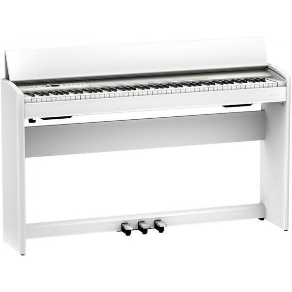 Roland(ローランド) 電子ピアノ F701-WH ホワイト 88鍵盤 ピアノタッチ 据え置きタイプ【受注後納期連絡／代引き不可 】