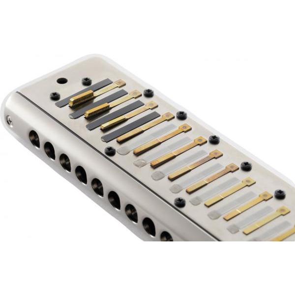 SUZUKI S-48B シリウス バスクロマチック 12穴 クロマチックハーモニカ