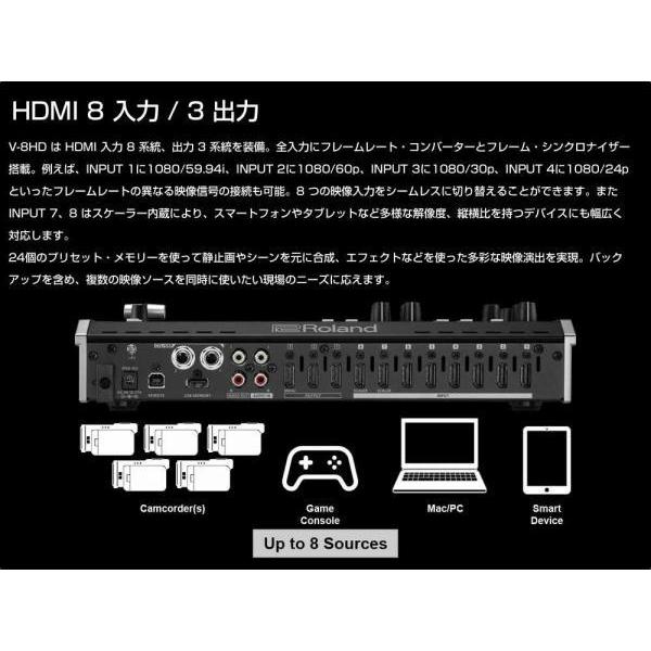ローランド（Roland） V-8HD ◇ ビデオスイッチャー : ワタナベ楽器