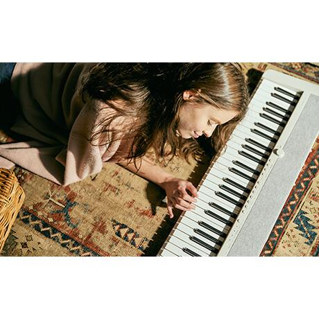 CASIO(カシオ) CT-S1 WE スタンド・ヘッドホン セット［ホワイト