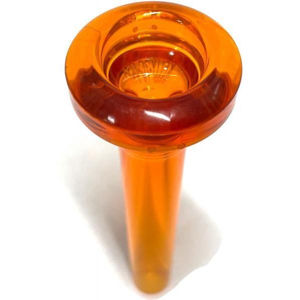 KELLY トランペット 7C クリスタルオレンジ マウスピース ポリカーボネート プラスチック 樹脂製 Trumpet mouthpiece Crystal orange 北海道 沖縄 離島不可の画像