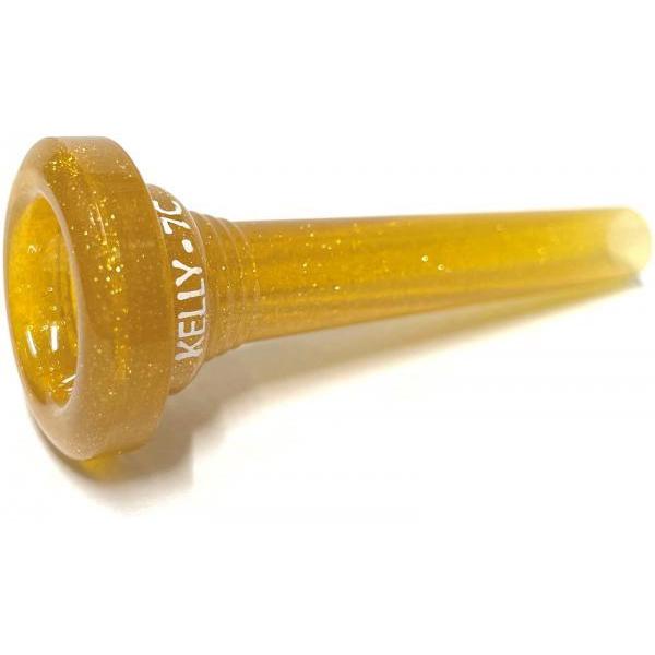 KELLY(ケリー) コルネット 7C グリッターゴールド マウスピース ポリカーボネート プラスチック 樹脂製 Cornet mouthpiece Glitter Gold 北海道 沖縄 離島不可の画像
