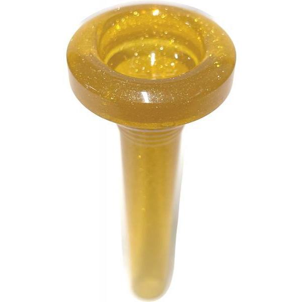 KELLY(ケリー) コルネット 7C グリッターゴールド マウスピース ポリカーボネート プラスチック 樹脂製 Cornet mouthpiece Glitter Gold 北海道 沖縄 離島不可の画像