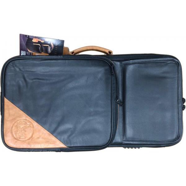 GARD BAGS 5-ECLK ブラック レザー トリプル トランペットケース