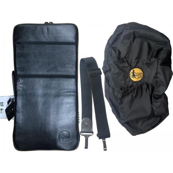 GARD BAGS 5-MCLK なめし革 黒いこと トリプル 唐人笛容れもの 降車口 パウダーコンパクト 本革 Trumpet case 旧 GCTTL-BK 北海道 沖縄 離島不可 トランペット-楽器、手芸、コレクション-トランペットケース