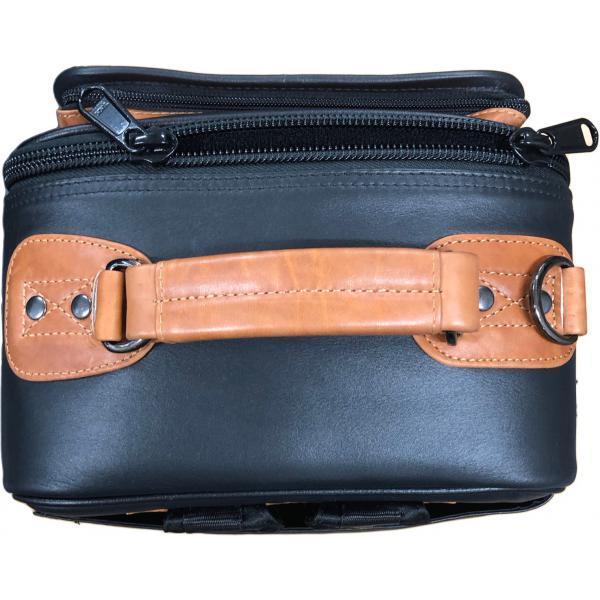 GARD BAGS 4-ECLK ブラック レザー ダブル トランペットケース