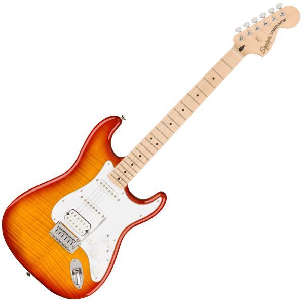 美品ストラトキャスター SQUIER Affinity FMT HSS　状態良好 Squier SQUIER(スクワイヤー) Affinity Stratocaster FMT HSS Sienna