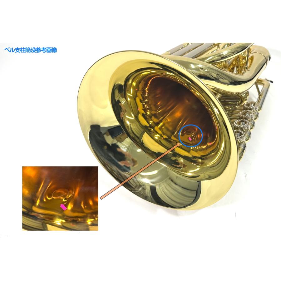 ZO アウトレット ZTU-B800 ミニチューバ B♭ 4ロータリー リトルドラゴン 管楽器 ラッカー 小型 Little Dragon Tuba 以下対応不可 北海道 沖縄 離島 代引きの画像