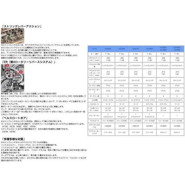 HOLTON H281ER フレンチホルン 新品 アウトレット ローズブラス デタッチャブル F/B♭ フルダブル Full double French horn Farkas 北海道 沖縄 離島不可の画像