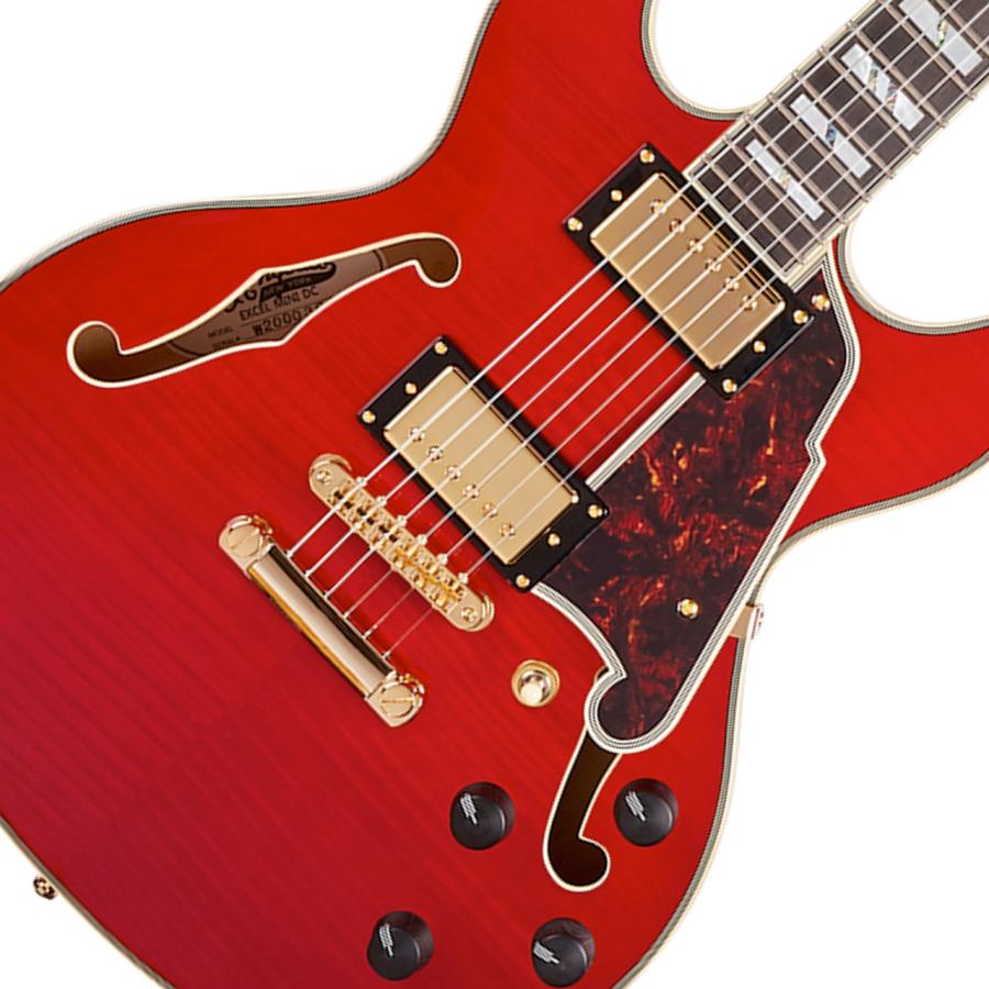 D'Angelico(ディアンジェリコ) Excel Mini DC Trans Cherry セミアコ
