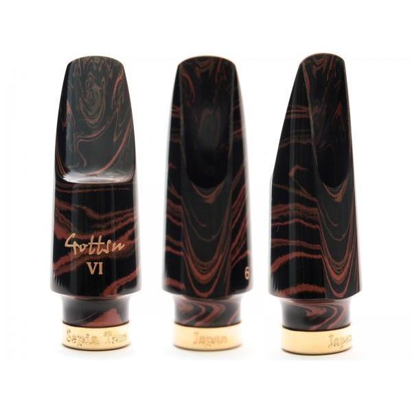 Gottsu(ゴッツ) 7 セピアトーンVI マーブル アルトサックス マウスピース ラバー Alto saxophone Mouthpiece Sepia Tone VI　北海道 沖縄 離島不可｜watanabegakki｜03