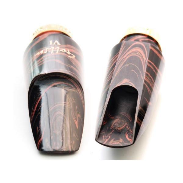 Gottsu(ゴッツ) 7 セピアトーンVI マーブル アルトサックス マウスピース ラバー Alto saxophone Mouthpiece Sepia Tone VI　北海道 沖縄 離島不可｜watanabegakki｜04