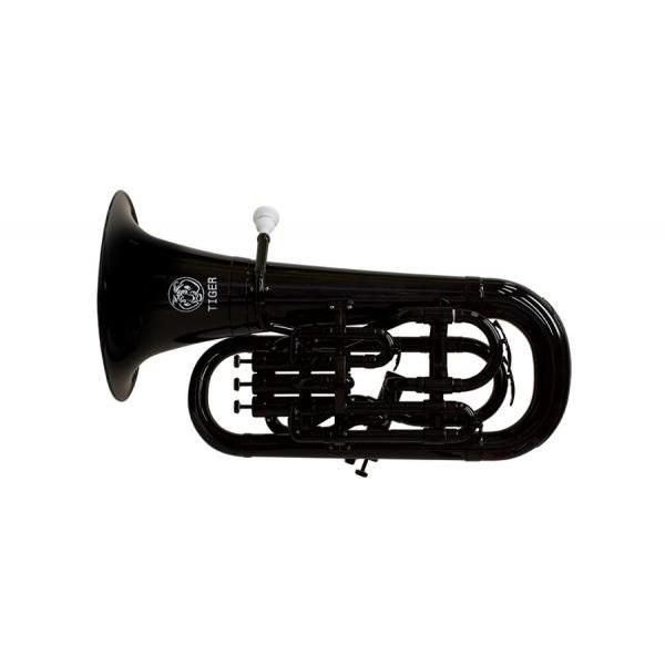 ZO EU-05 プラスチックユーフォニアム マウスピース,ソフトケース付 黒