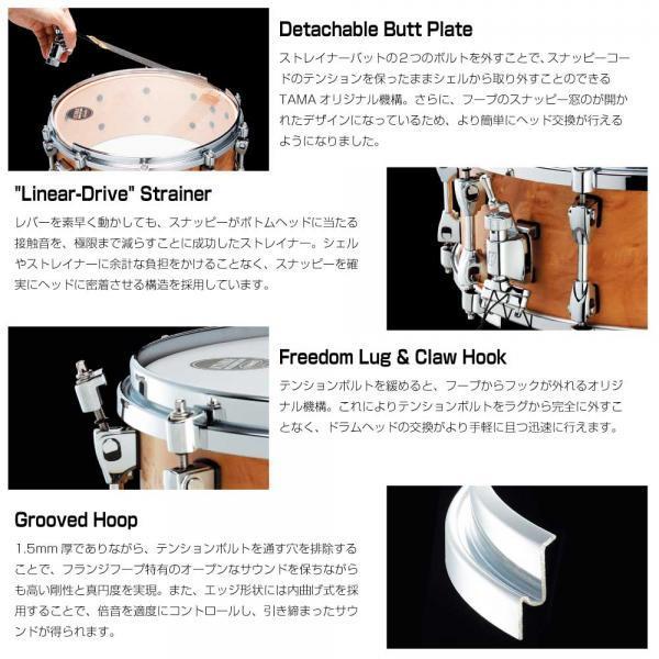 TAMA(タマ) STARPHONIC Aluminum 14"x6" PAL146 ドラム スネア【ケース付き 在庫有り 】_2