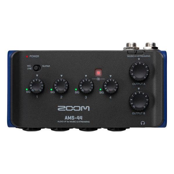 ZOOM(ズーム) AMS-44 オーディオインターフェイス 配信 ライブストリーミングミキサーの画像