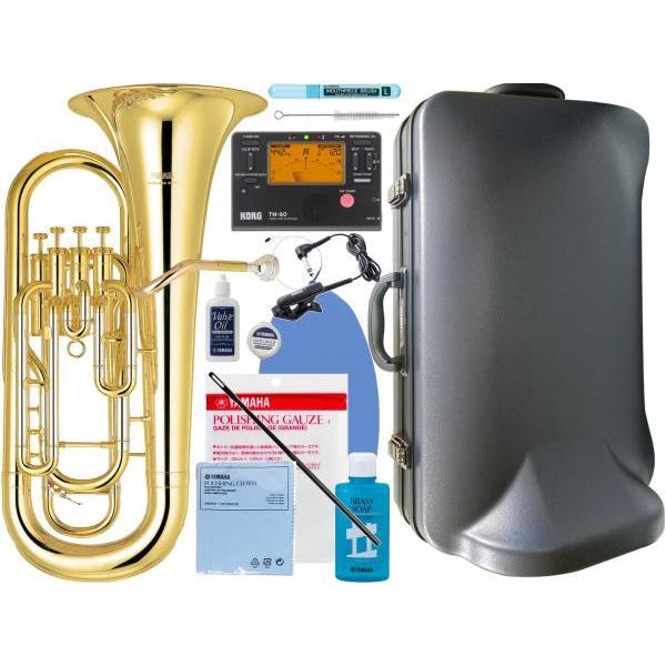 YAMAHA(ヤマハ) YEP-321 ユーフォニアム ラッカー 4ピストン ゴールド イエローブラス 日本製 管楽器 Euphonium gold セット B　北海道 沖縄 離島不可